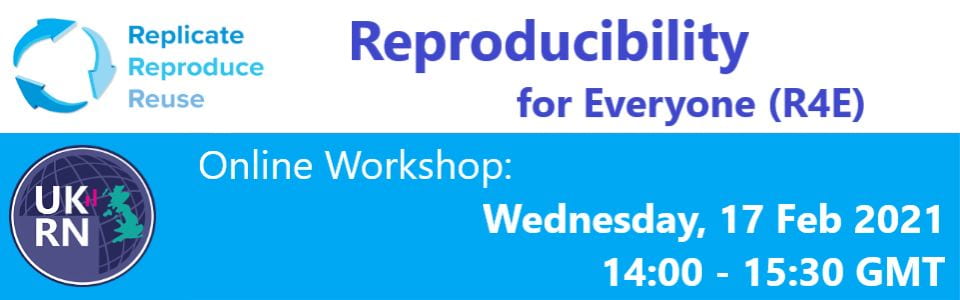 Reproducibility for Everyone banner